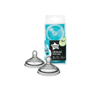 זוג פטמות אנטי קוליק זרימה איטית / טומי טיפי tommee tippee