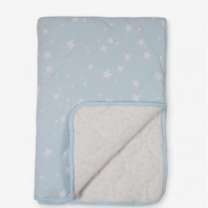 סט מצעים למיטת תינוק – מיננה – כחול כוכבים