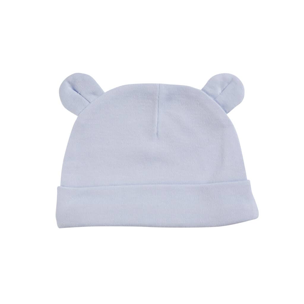זוג כובעים דובי – תכלת ואפור – Lorens